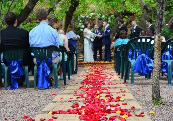 Weddings in The Woodland Garden at Pikes Peak, Manitou Springs, Colorado