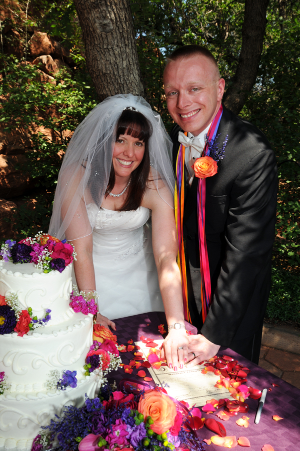 A Pikes Peak Wedding at Blue Skies Inn, Manitou Springs, Colorado