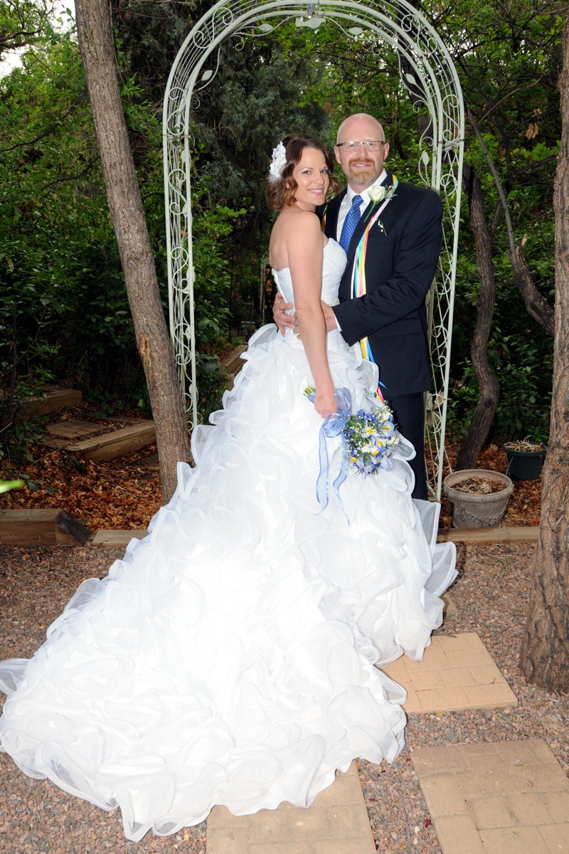 Spring Wedding at Pikes Peak Weddings, Manitou Springs, Colorado