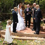 Spring Wedding at Pikes Peak Weddings, Manitou Springs, Colorado