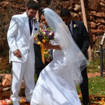 Spring Wedding at Pikes Peak Weddings, Manitou Springs, Colorado