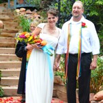 Spring Wedding at Pikes Peak Weddings, Manitou Springs, Colorado