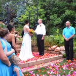 Spring Wedding at Pikes Peak Weddings, Manitou Springs, Colorado