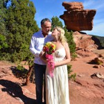 Spring Wedding at Pikes Peak Weddings, Manitou Springs, Colorado