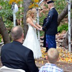 Spring Wedding at Pikes Peak Weddings, Manitou Springs, Colorado