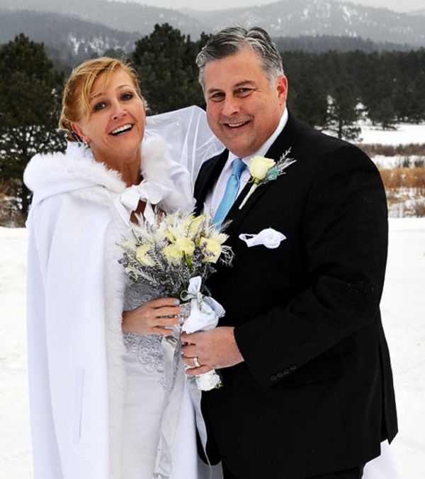 Winter Wedding at Pikes Peak Weddings, Manitou Springs, Colorado