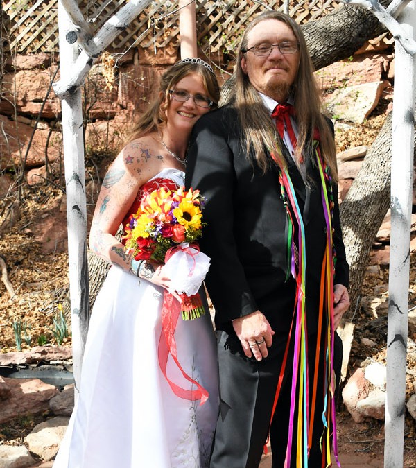 Winter Wedding at Pikes Peak Weddings, Manitou Springs, Colorado