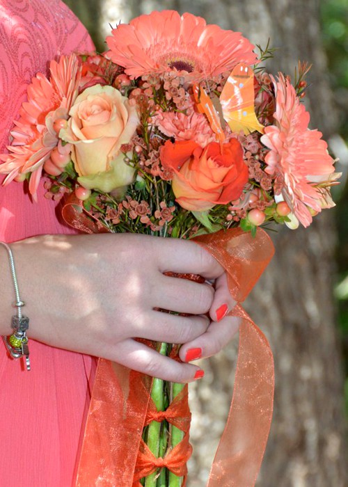 Bridal Bouquet and Flowers at A Pikes Peak Wedding