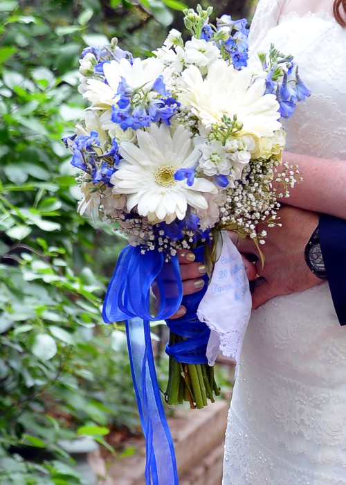 Bridal Bouquet and Flowers at A Pikes Peak Wedding