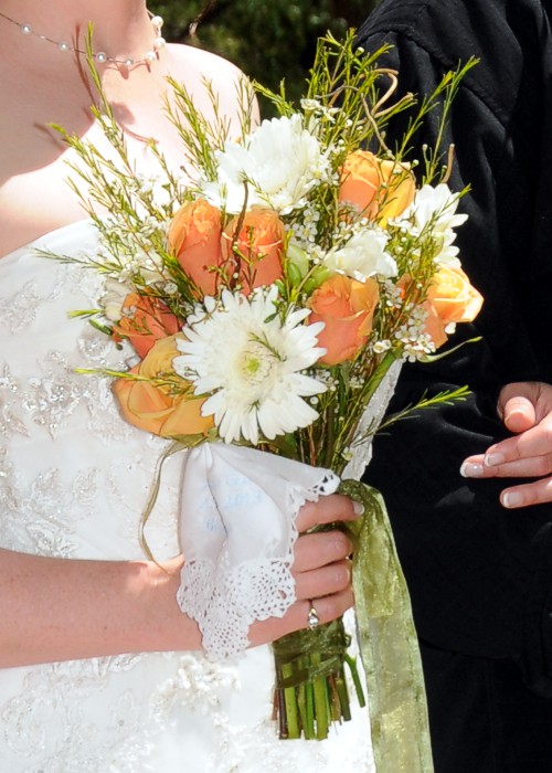 Bridal Bouquet and Flowers at A Pikes Peak Wedding